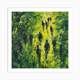 Walk In The Park 3 Art Print