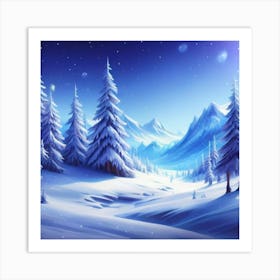 Winter Landscape 5 Art Print