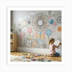 Child'S Drawing Room Art Print