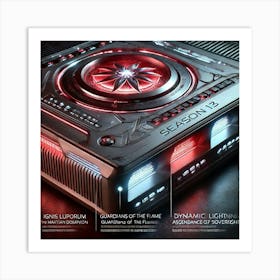 Dynamic Ambient Lighting Console Season 13 Ignis Luporum Art Print