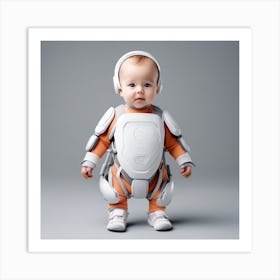 Baby In Space Suit 1 Art Print
