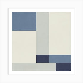 Minimalist Abstract Geometries - TB01 Art Print