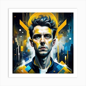 Man In The Yellow Jacket Art Print