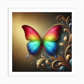 Colorful Butterfly 3 Art Print