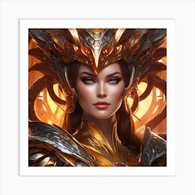 Elven Warrior io Art Print