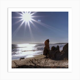 Sunset Lucy Vincent Beach Art Print