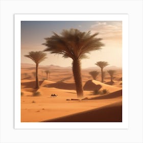Desert Landscape 106 Art Print