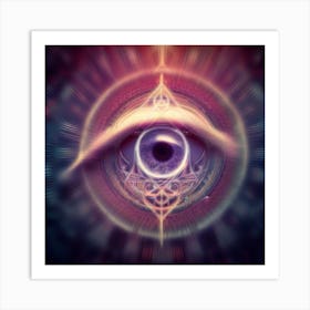 Eye Of The Gods 1 Art Print