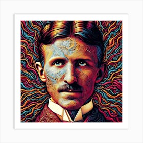 Nikola Tesla 1 Art Print