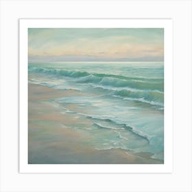 Sunset On The Beach 8 Art Print