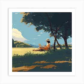 Landscape Painting 2 Art Print