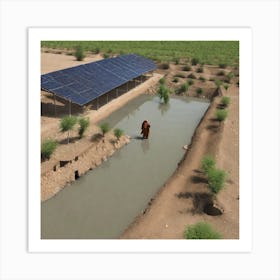 Solar Power In Pakistan Art Print