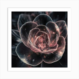 Fractal Flower Art Print