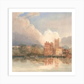 Thames And The Castle Art Print