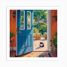 Blue Door 6 Art Print