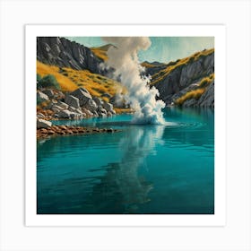 Geyser Lake 1 Art Print