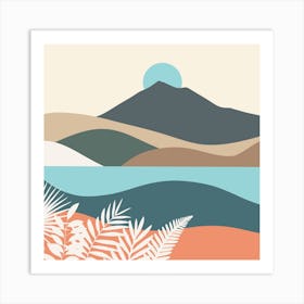 Abstract Landscape Painting Art Print