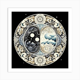 Yin Yang 44 Art Print