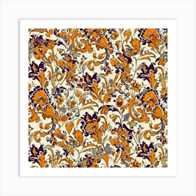 Lily Lane London Fabrics Floral Pattern 5 Art Print