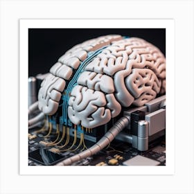 Brain On A Chip 1 Art Print