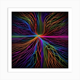 Abstract Fractal 16 Art Print