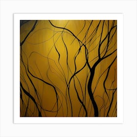 Twisted Branches Art Print