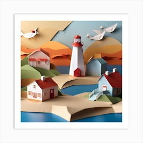 Paper Art Art Print