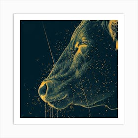 Cow'S Head Art Print