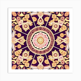 Mandala Pattern Art Print