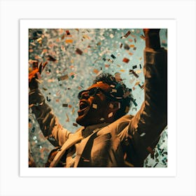 Confetti Party 3 Art Print