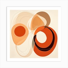 Abstract Circles 6 Art Print