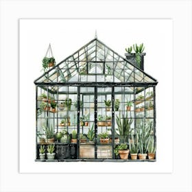 Greenhouse 7 Art Print