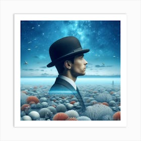 Man In A Hat Art Print