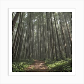 In The Dense Forest Art Print