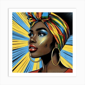 Zulaika Pop African Woman Art Print