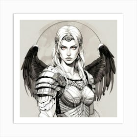 Angel Warrior Art Print