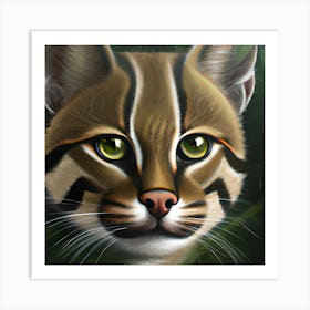 Beautiful Wildcat Art Print