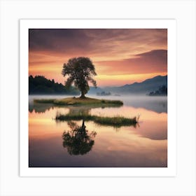 Peaceful Landscapes Photo (25) Art Print