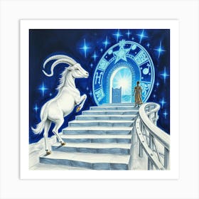 Chinese Zodiac Goat Art Print