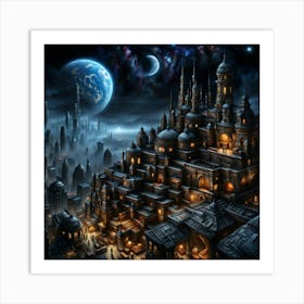 Fantasy City 33 Art Print