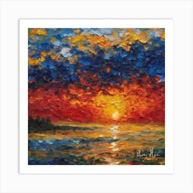 Sunset Art Print