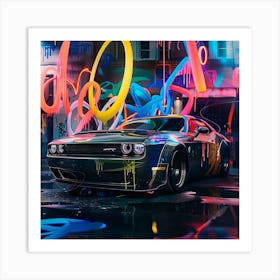 Dodge Challenger 1 Art Print