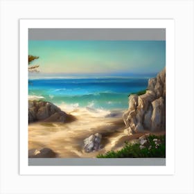 Landscape Painting Art Print