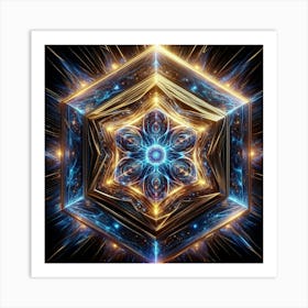 Quantum Fractal Art Print