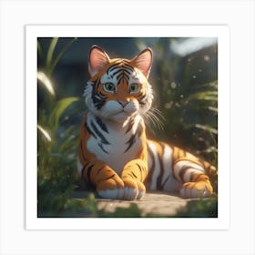 Tiger 1 Art Print