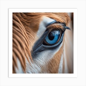 Eye Of A Horse 38 Art Print