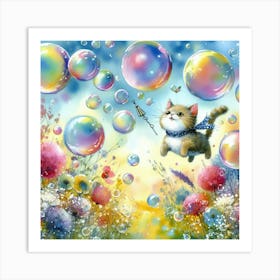 Soap Bubbles 1 Art Print