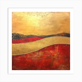 Abstract Landscape Painting Art Print