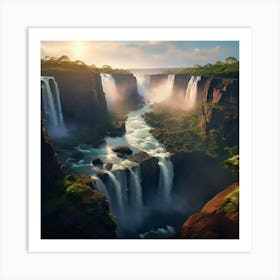 Victoria Falls Art Print