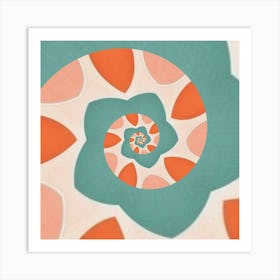 Spiral Flower Art Print